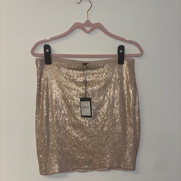 Nordstrom Tart Skirt Sparkle & Shine Sz Sm Short Stretchy Trendy Spring Pink NWT - Picture 1 of 7